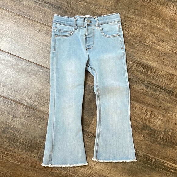 Zara Bottoms Zara Toddler Girl Bell Bottom Jeans Poshmark